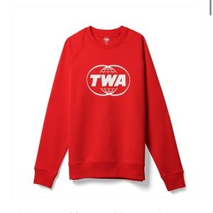 TWA airline hotel crewneck sweatshirt size L